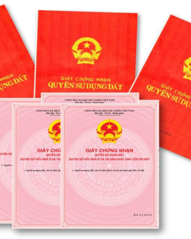 Tổng hợp giấy chứng nhận quyền sử dụng đất